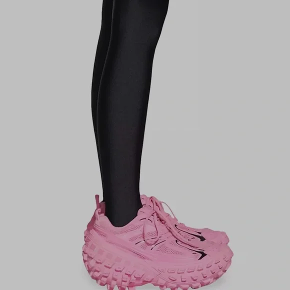 Balenciaga Bouncer Sneakers Women’s Size 10 Chunky Sole Pink Stunning - Picture 2 of 14